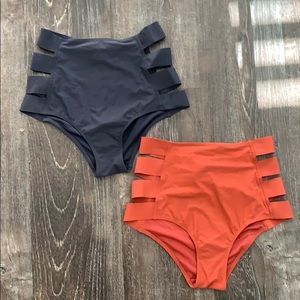 H&M High Waisted Bikini Bottoms (set of 2)